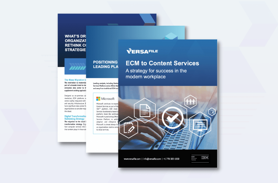 Read more about the article ECM to Content Services – A strategy for success in the modern workplace