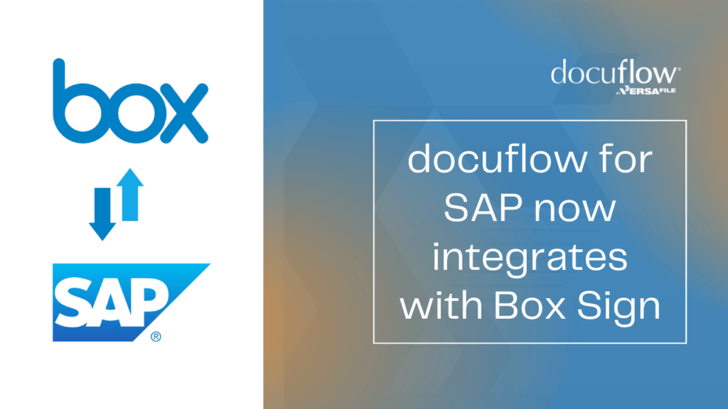 Box Sign and SAP integration